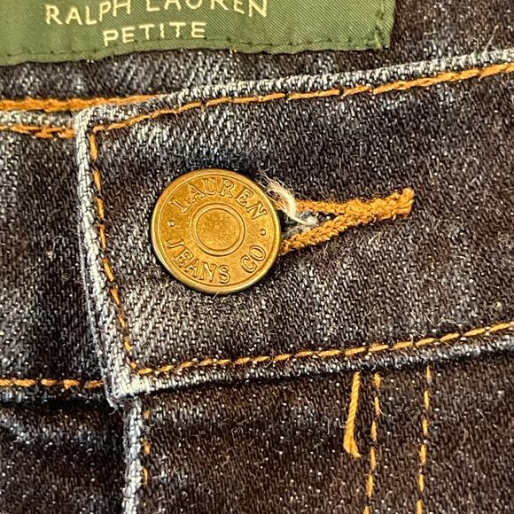 Lauren Ralph Lauren 2P Petite Wide-Legged Ankle Jeans - Picture 9 of 9